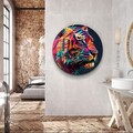 Tablou decorativ, SKR-9063, Dimensiune: 80 x 80, Multicolor
