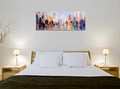 Tablou decorativ, PC299, Rama de lemn, Multicolor
