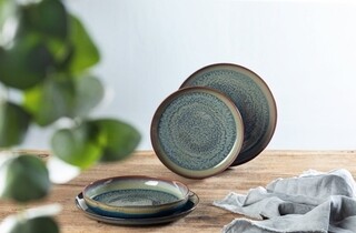 Gri/Albastru, Set 4 piese