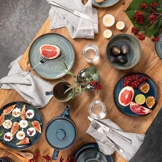 Gri/Albastru, Set 6 piese