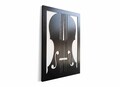 Tablou decorativ, Violin, Dimensiuni: 47,5 x 68 cm, Alb/Negru