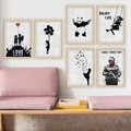 Tablou decorativ înrămat în MDF (6 bucăți), 6NC9619_3545, Imprimat UV, Multicolor