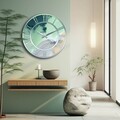 Ceas de perete, 5050softms007, Dimensiune: 50 cm (Diametru), Multicolor