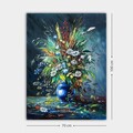 Tablou decorativ, 17314117_70100, Lemn (Grosime: 3 cm, Multicolor