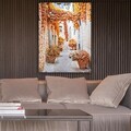 Tablou decorativ, 225513196_70100, Lemn (Grosime: 3 cm, Multicolor