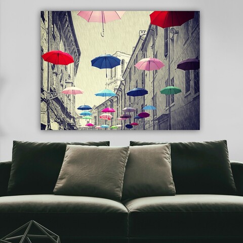 Tablou decorativ, 281868584_70100, Lemn (Grosime: 3 cm, Multicolor
