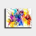 Tablou decorativ, 298101569_70100, Lemn (Grosime: 3 cm, Multicolor