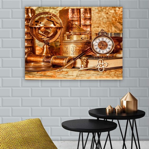 Tablou decorativ, 332019371_70100, Lemn (Grosime: 3 cm, Multicolor