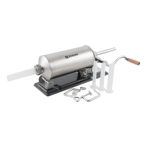 Masina preparare carnati 4 kg, Zokura, inox