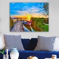 Tablou decorativ, 77426968_70100, Cadru: 100% LEMN (grosime: 3 cm), Multicolor