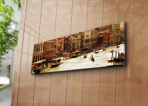 Tablou decorativ, 3090C-36, 30 x 90 cm, Multicolor