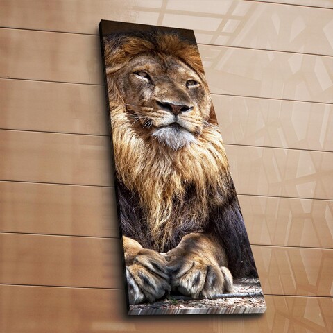 Tablou decorativ, 3090C-46, 30 x 90 cm, Multicolor