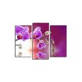 Tablou decorativ (3 Pieces), 3KBPAT-45, Dimensiune: 45 x 20 cm (1 bucată), Multicolor