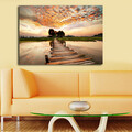 Tablou decorativ, 70100C-111, 70 x 100 cm, Multicolor