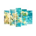 Tablou decorativ (5 Pieces), 5PAT-10, 70 x 19 cm (1 bucată), Multicolor