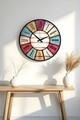 Ceas de perete, Huhuas00009, Dimensiune: 50 x 50 cm (1 bucată), Multicolor