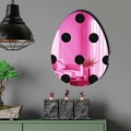 Oglinda decorativa, EAS003PINK, Partea de jos: 100% EVA (Grosime: 10 mm, Roz