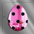 Oglinda decorativa, EAS003PINK, Partea de jos: 100% EVA (Grosime: 10 mm, Roz