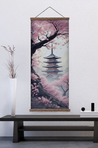 Tablou decorativ, ARTJPNPSTRDK2, Pictura pe canvas, Multicolor