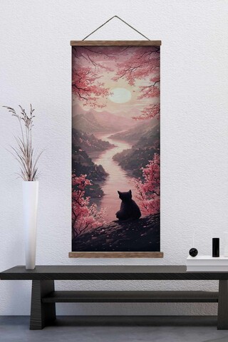 Tablou decorativ, ARTJPNPSTRDK23, Pictura pe canvas, Multicolor