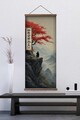 Tablou decorativ, ARTJPNPSTRDK3, Pictura pe canvas, Multicolor