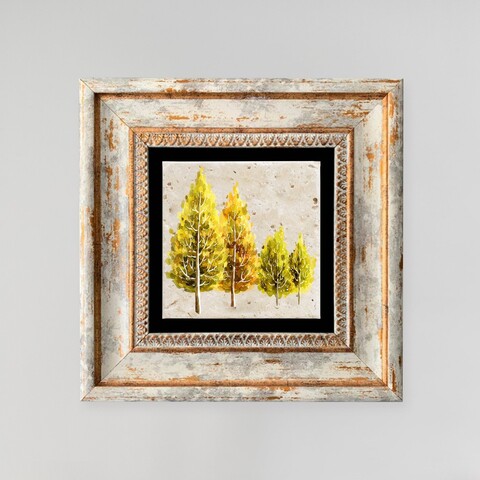 Tablou decorativ, TC37522, Lemn (Grosime: 2 cm, Multicolor