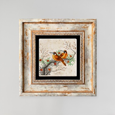 Tablou decorativ, TC66461, Lemn (Grosime: 2 cm, Multicolor