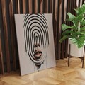 Tablou decorativ, ASR_CNV25-3, Cadru: 100% lemn (Grosime: 2 x 3 cm, Multicolor