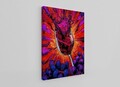 Tablou decorativ, ASR_CNV25-61, Lemn, Multicolor