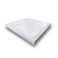 Set de oglinzi (12 Pieces), SETAYNA_067, Plastic laminat, Alb / Argintiu