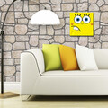 Tablou decorativ cu lumina LED, 2828DACT-32, Dimensiune: 28 x 28 cm, Multicolor