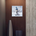 Tablou decorativ cu lumina LED, 4040DACT-29, Dimensiune: 40 x 40 cm, Multicolor