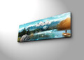 Tablou decorativ cu lumina LED, 3090İACT-62, 30 x 90 cm, Multicolor