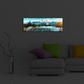 Tablou decorativ cu lumina LED, 3090İACT-62, 30 x 90 cm, Multicolor