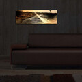 Tablou decorativ cu lumina LED, 3090İACT-64, 30 x 90 cm, Multicolor