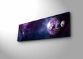 Tablou decorativ cu lumina LED, 3090NASA-003, 30 x 90 cm, Multicolor