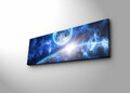 Tablou decorativ cu lumina LED, 3090NASA-015, 30 x 90 cm, Multicolor