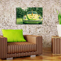 Tablou decorativ cu lumina LED, 4570DACT-51, Dimensiune: 45 x 70 cm, Multicolor