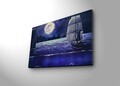 Tablou decorativ cu lumina LED, 4570DACT-67, Dimensiune: 45 x 70 cm, Multicolor