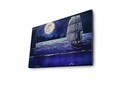 Tablou decorativ cu lumina LED, 4570DACT-67, Dimensiune: 45 x 70 cm, Multicolor
