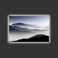 Tablou decorativ cu lumina LED, 4570HDACT-025, Dimensiune: 45 x 70 cm, Multicolor