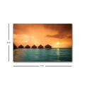 Tablou decorativ cu lumina LED, 4570HDACT-035, Dimensiune: 45 x 70 cm, Multicolor