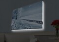 Tablou decorativ cu lumina LED, 4570HDACT-045, Dimensiune: 45 x 70 cm, Multicolor