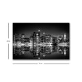 Tablou decorativ cu lumina LED, 4570HDACT-081, Dimensiune: 45 x 70 cm, Multicolor