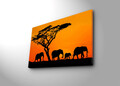 Tablou decorativ cu lumina LED, 4570İACT-53, Dimensiune: 45 x 70 cm, Multicolor