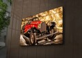 Tablou decorativ cu lumina LED, 4570İACT-66, Dimensiune: 45 x 70 cm, Multicolor