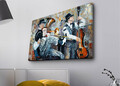 Tablou decorativ cu lumina LED, 4570MDACT-019, Dimensiune: 45 x 70 cm, Multicolor