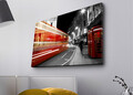 Tablou decorativ cu lumina LED, 4570MDACT-031, Dimensiune: 45 x 70 cm, Multicolor