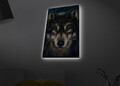 Tablou decorativ cu lumina LED, 4570MDACT-055, Dimensiune: 45 x 70 cm, Multicolor