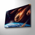 Tablou decorativ cu lumina LED, NASA-009, Dimensiune: 45 x 70 cm, Multicolor